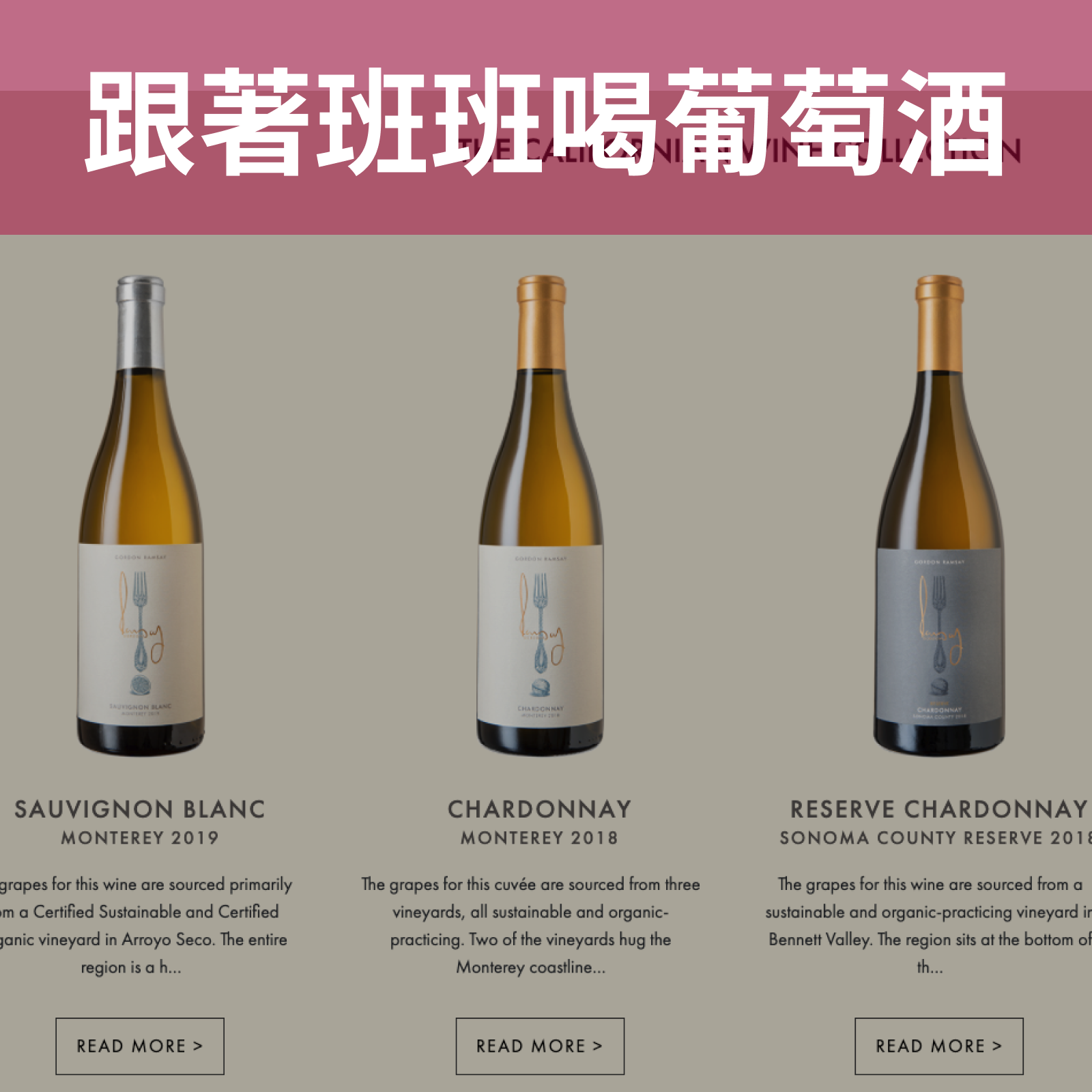跟著班班喝葡萄酒