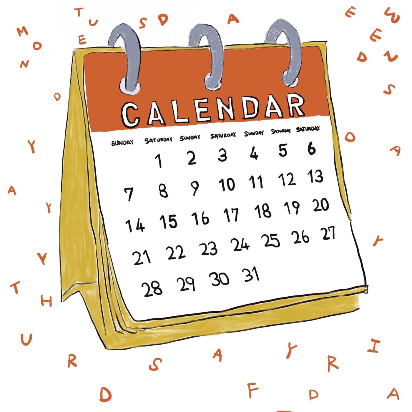 原創故事#9 今天星期幾？