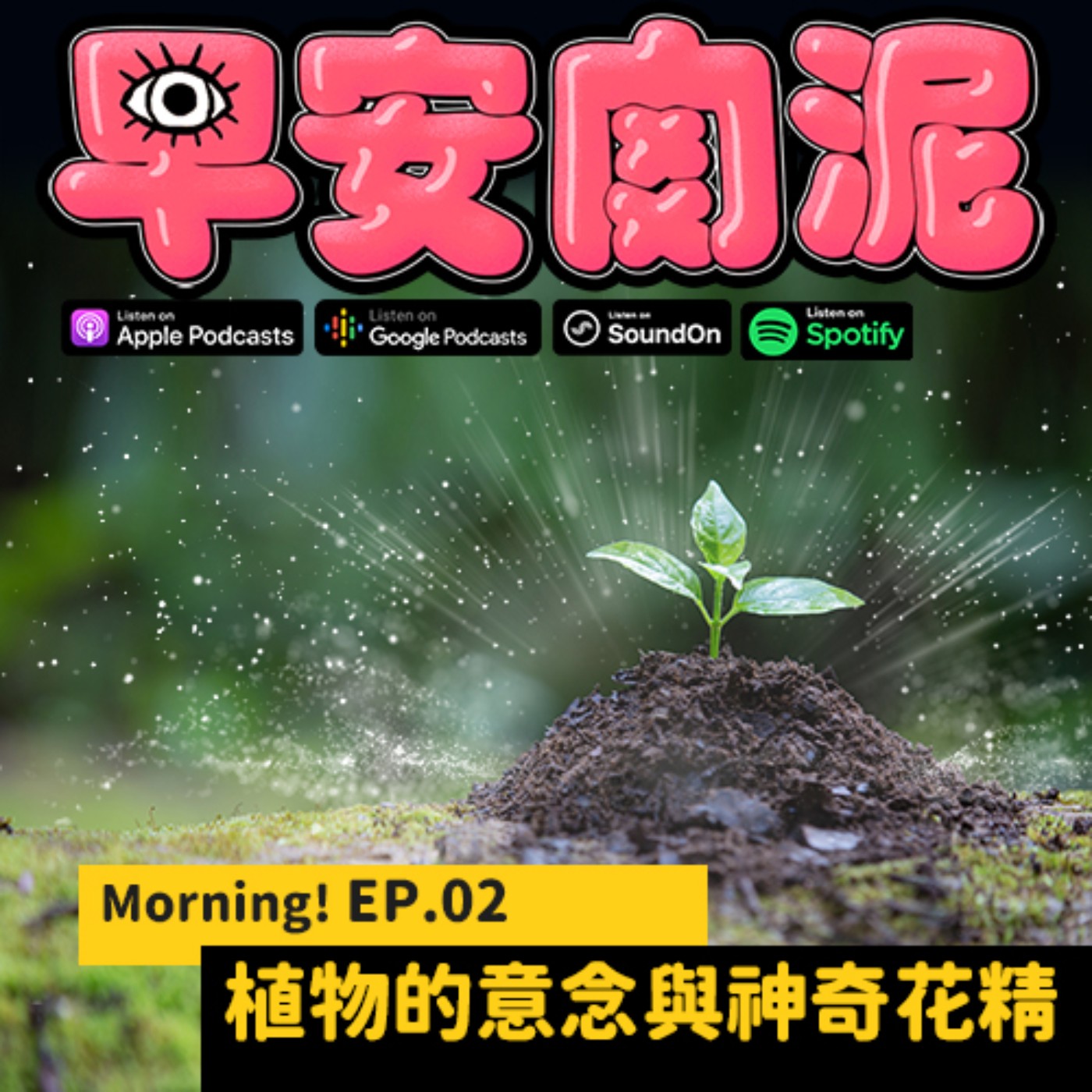 Morning! EP.02 ┃ 植物居然能懂人的意念?花也有查克拉!治療情緒的花精