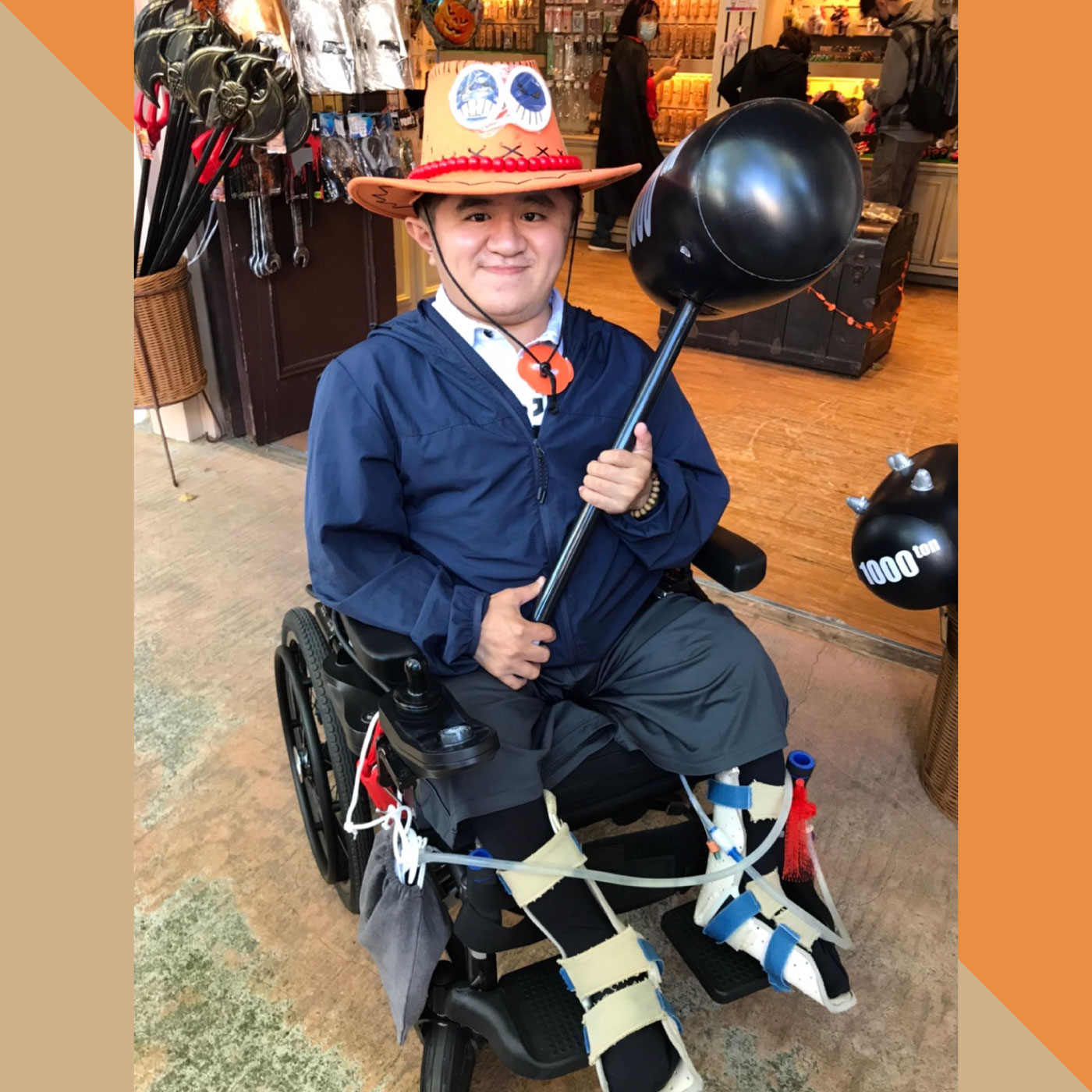 玻璃娃娃行動不便+感激母愛呵護=鋼鐵意志12張專業證照【康文賢】！