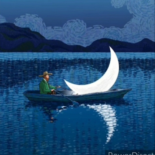 彈一首與詩相映的歌
“夜靜水寒魚不食
 滿船空載月明歸”