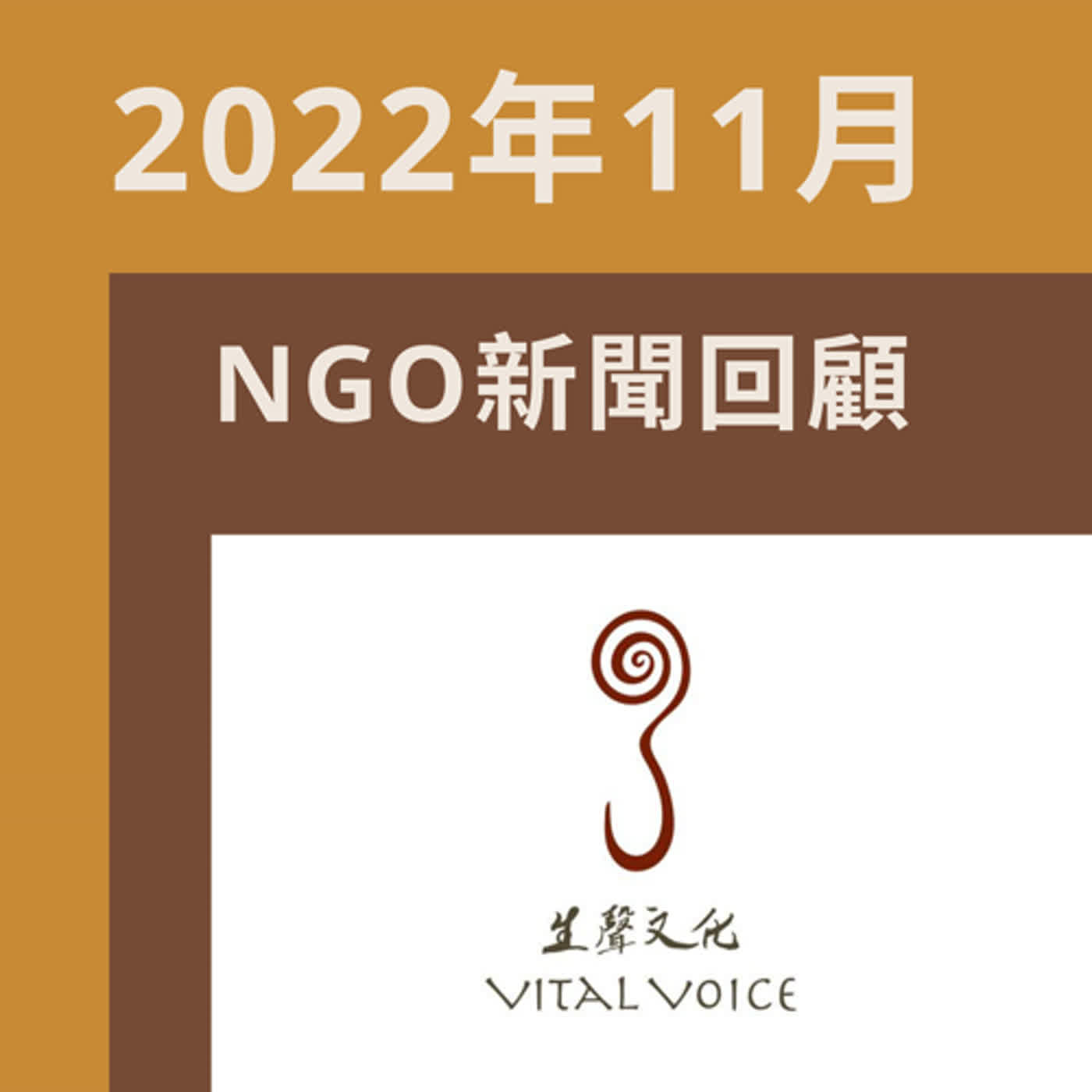 2022年11月 NGO新聞回顧