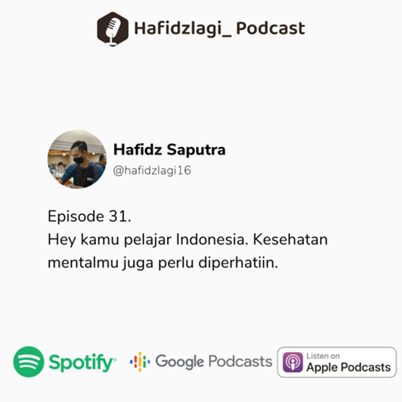31. Kesehatan Mentalmu Juga Perlu Diperhatiin